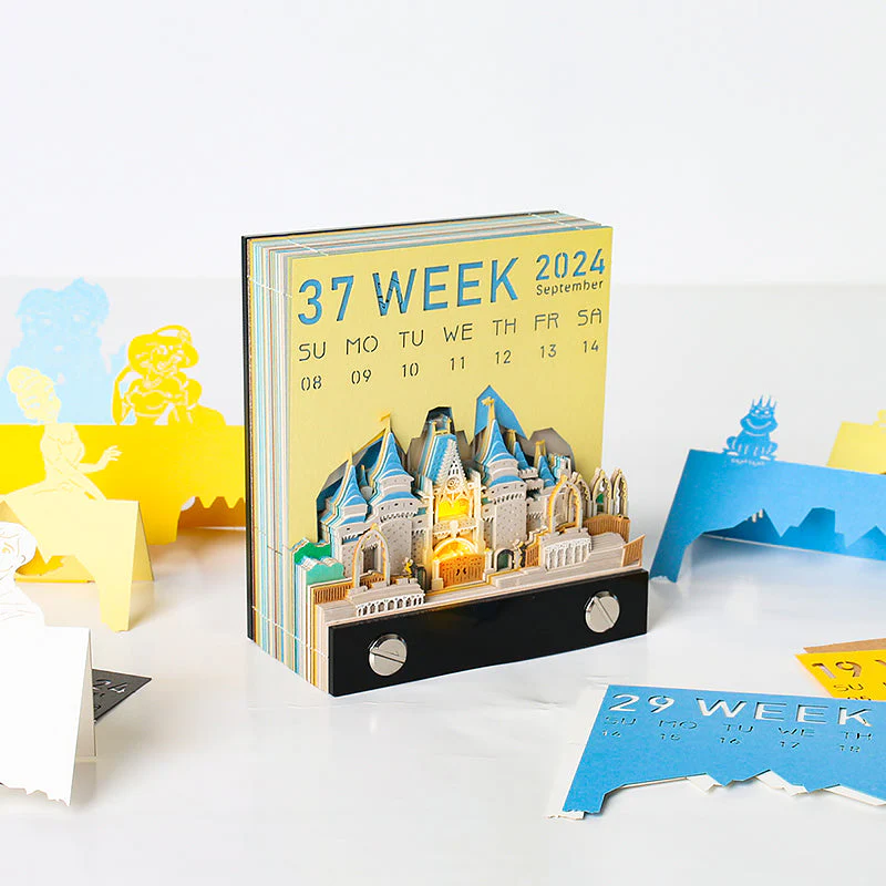 Cartoon Castle Omoshiroi Calendar