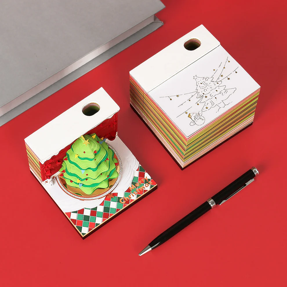 Christmas Tree Omoshiroi Notepad