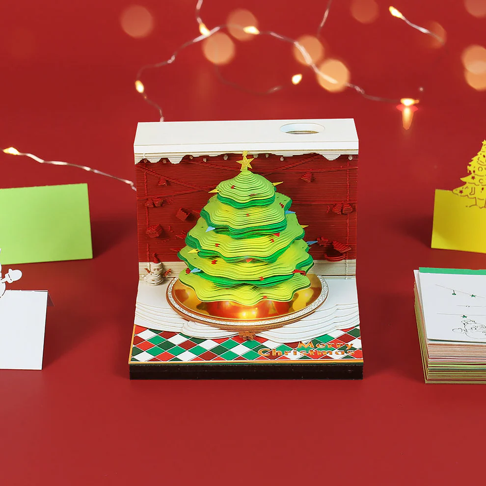 Christmas Tree Omoshiroi Notepad