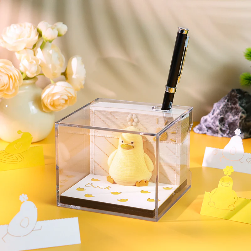 Sitting Lucky Duck Omoshiroi Notepad