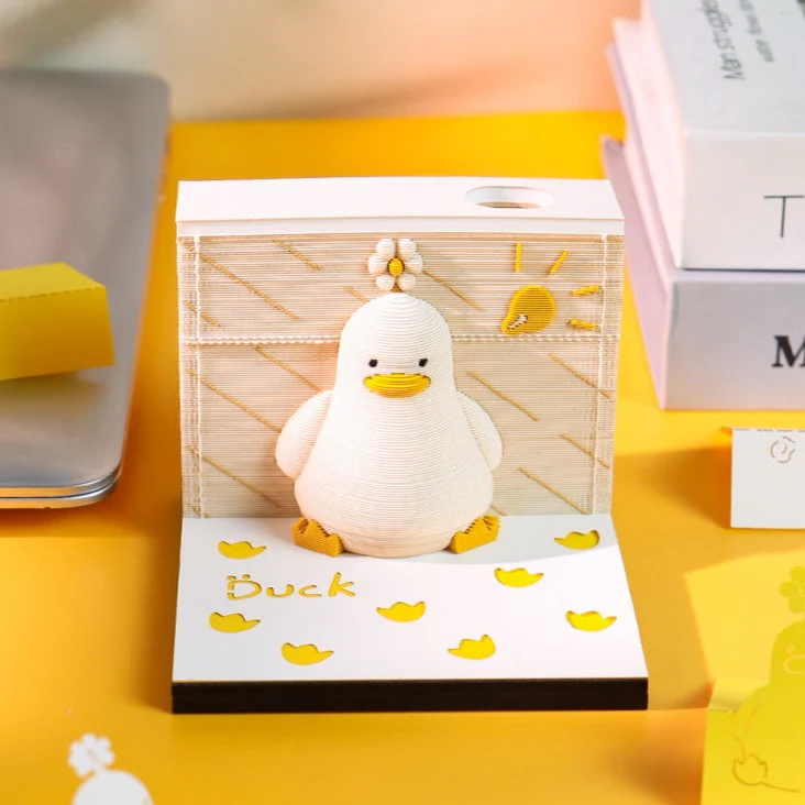 Sitting Lucky Duck Omoshiroi Notepad