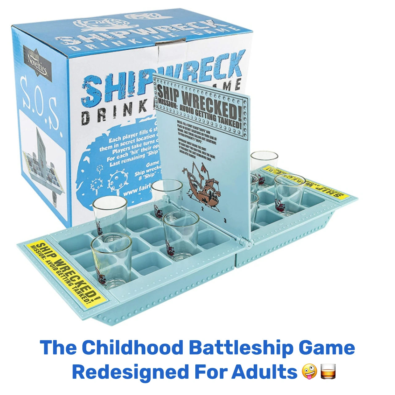 Ship Wrecked Drinking Board Game